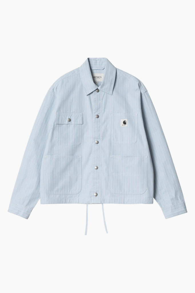 W' Nota Shirt Jacket - Bluebird Bova Stripe - Carhartt WIP