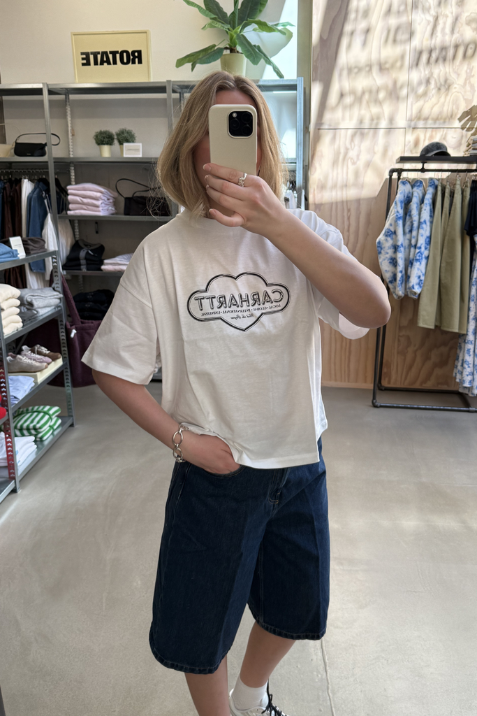 W' S/S Cloud Heart T-shirt - White - Carhartt WIP