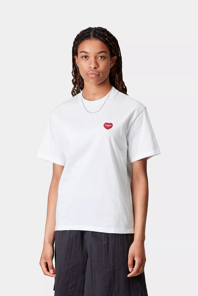 W' S/S Heart II Hartt T - White - Carhartt WIP