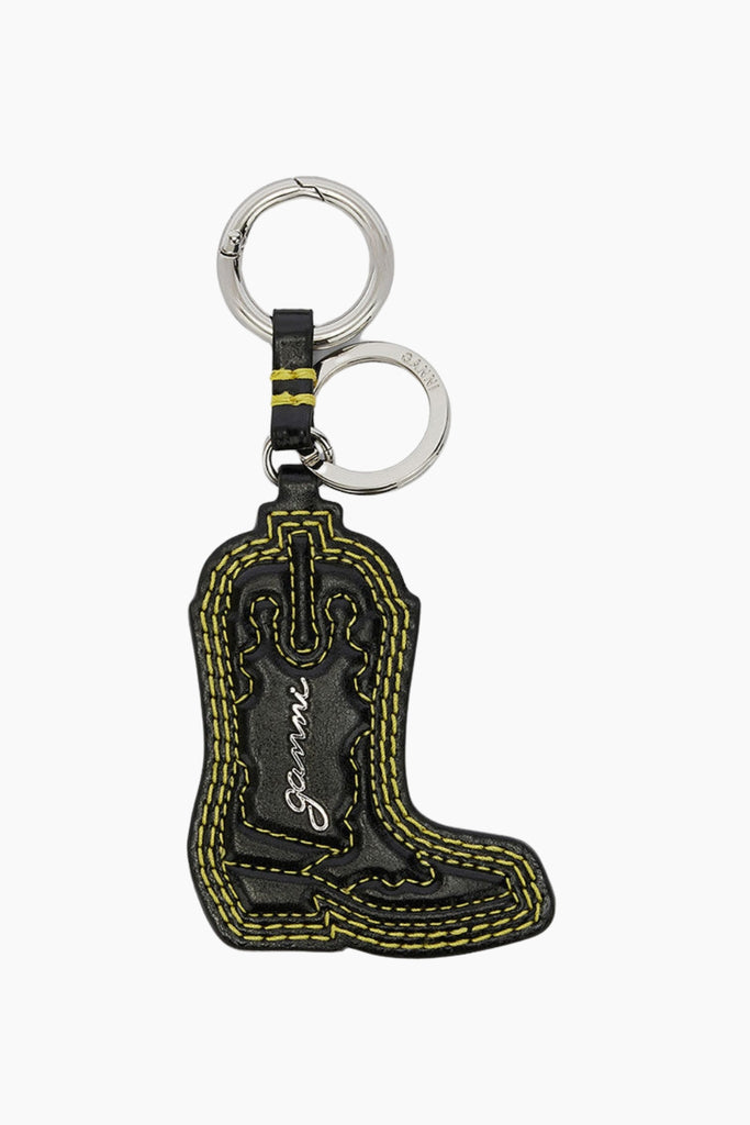 Western Boot Keyring B3010057 - Blazing Yellow - GANNI