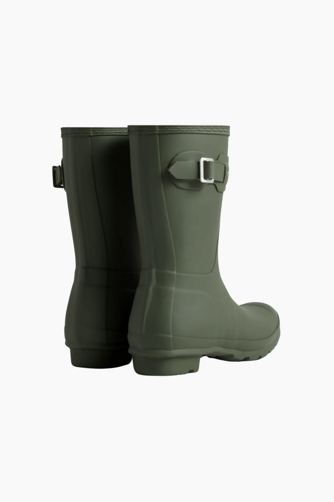 Womens Original Short Boot - Dark Olive - Hunter