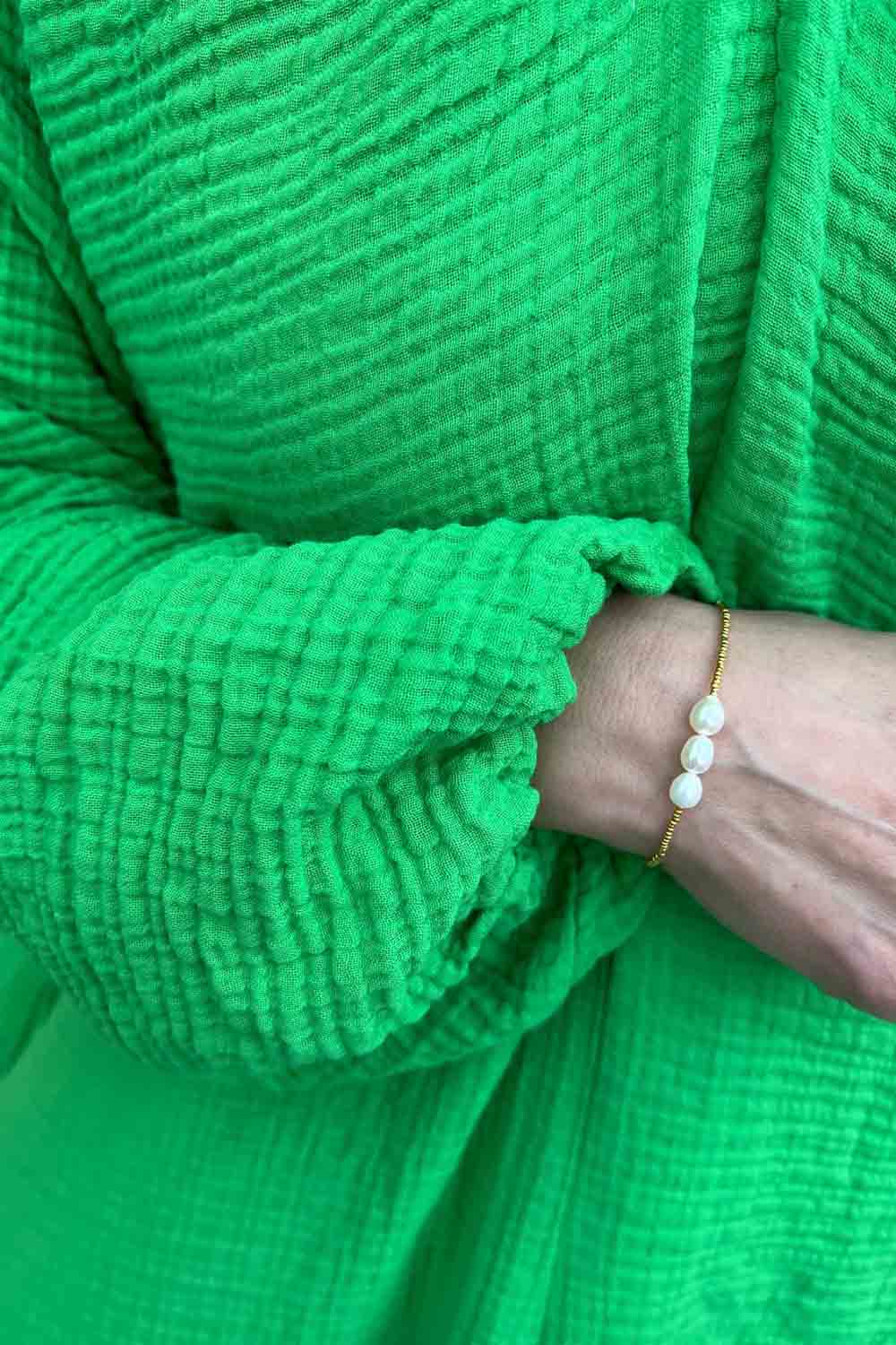 3 Pearls Bracelet - Guld - Sorelle