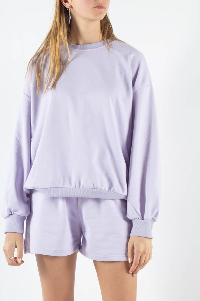 Calee Sweatshorts - Lavender - irréel