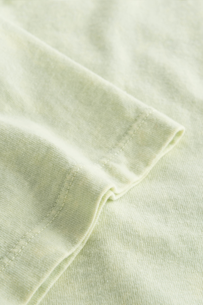Cropped Tee Short Sleeve - Pale Green Acid - Han Kjøbenhavn