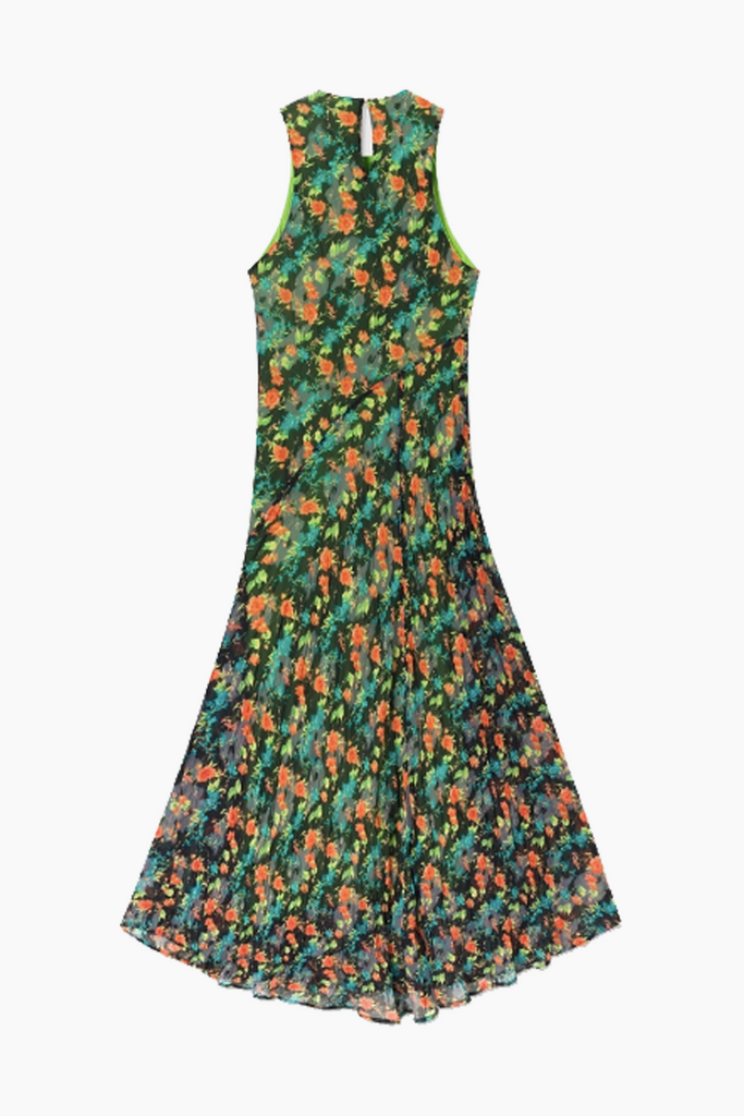 Emilia Chiffon dress - Black AOP - Wood Wood