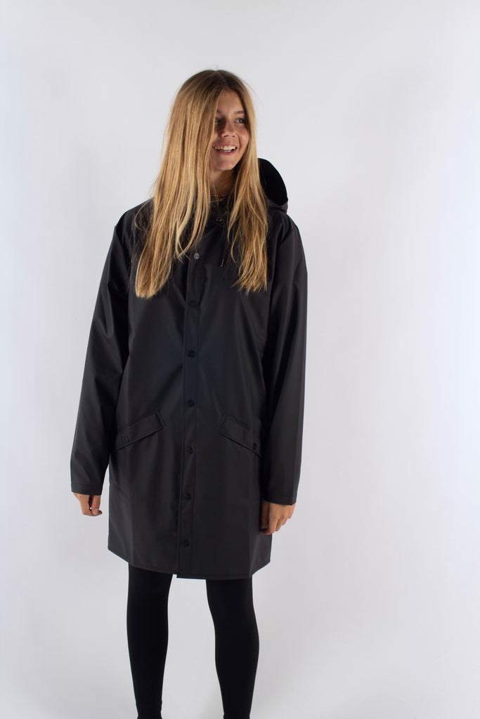 Long Jacket W3 - Black - Rains
