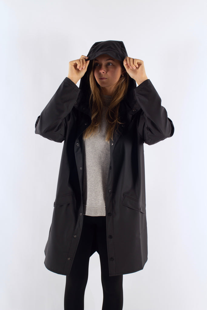 Long Jacket W3 - Black - Rains