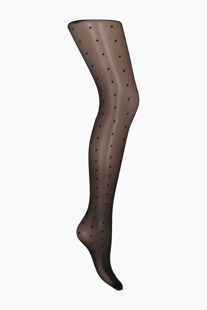 Milla Pantyhose - Black/Black - Sneaky Fox