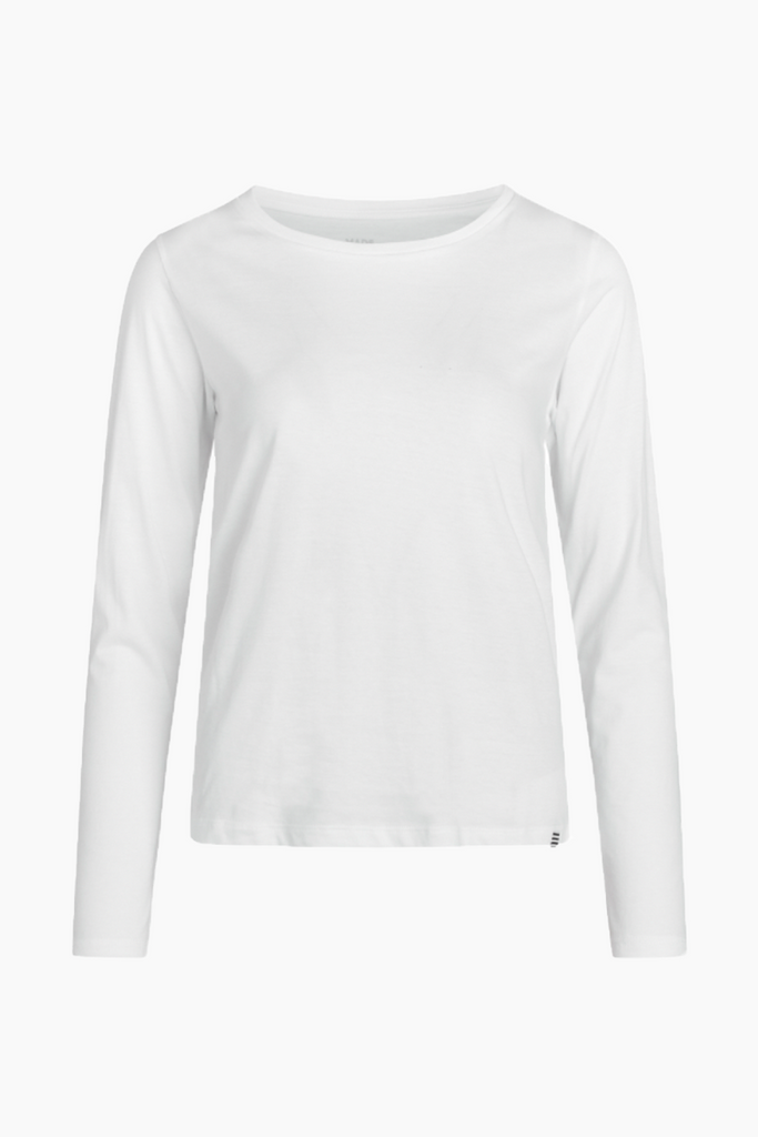 Organic Jersey Tenna Tee - White - Mads Nørgaard