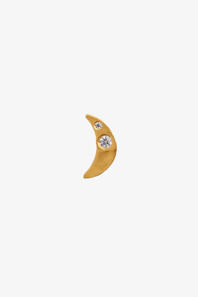 Petit Bella Moon Earring - Gold - Stine A