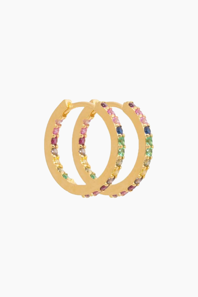 Rainy Medium Hoops - Multi - Pico