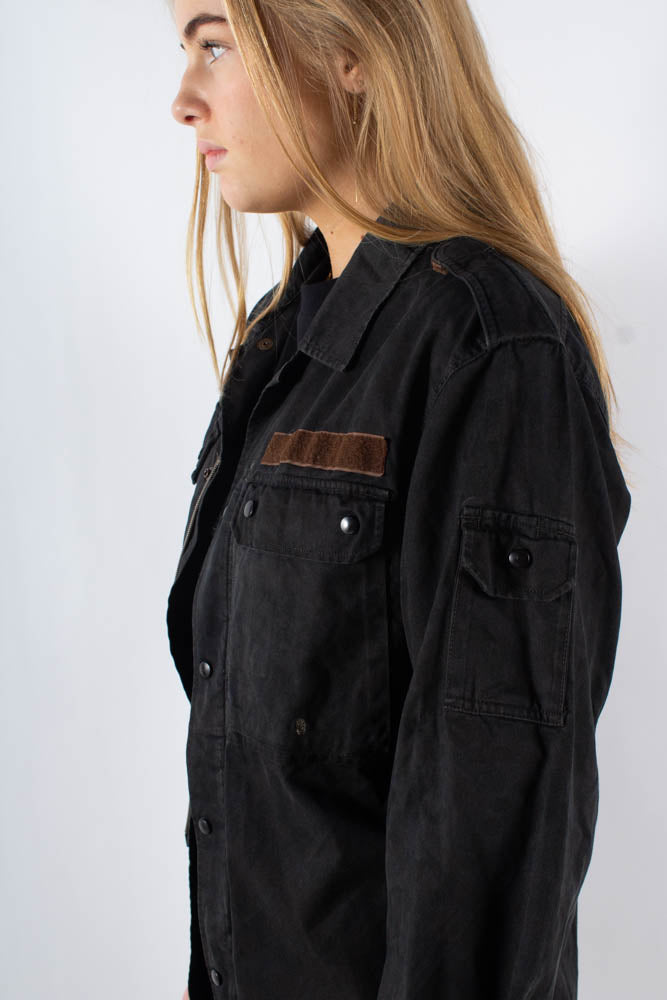 Vintage Army Jakke - Sort