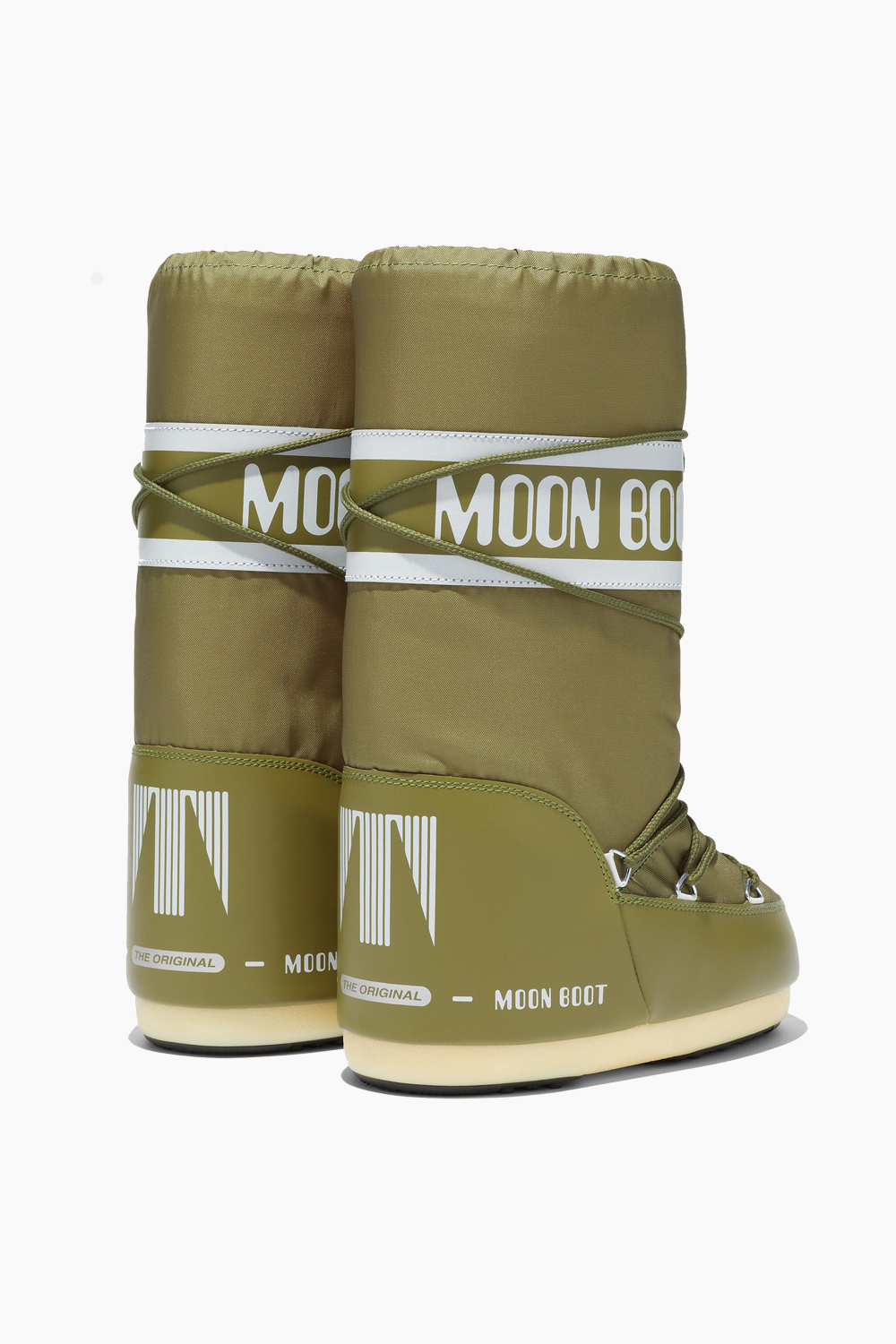 Icon Khaki Nylon Boots - Khaki - Moon Boot