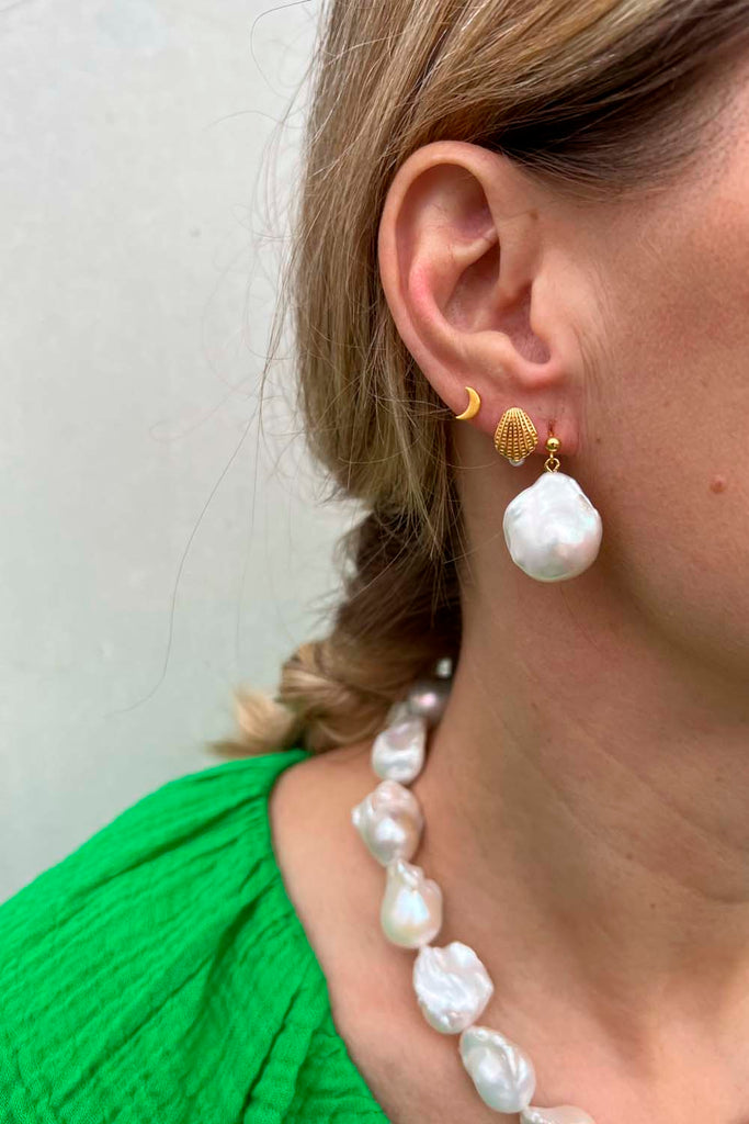 Mini Moona earstick - Guld - Sorelle