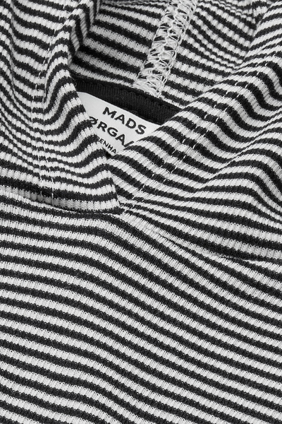 2x2 Cotton Stripe Tilla Hood - Black/Vanilla Ice - Mads Nørgaard
