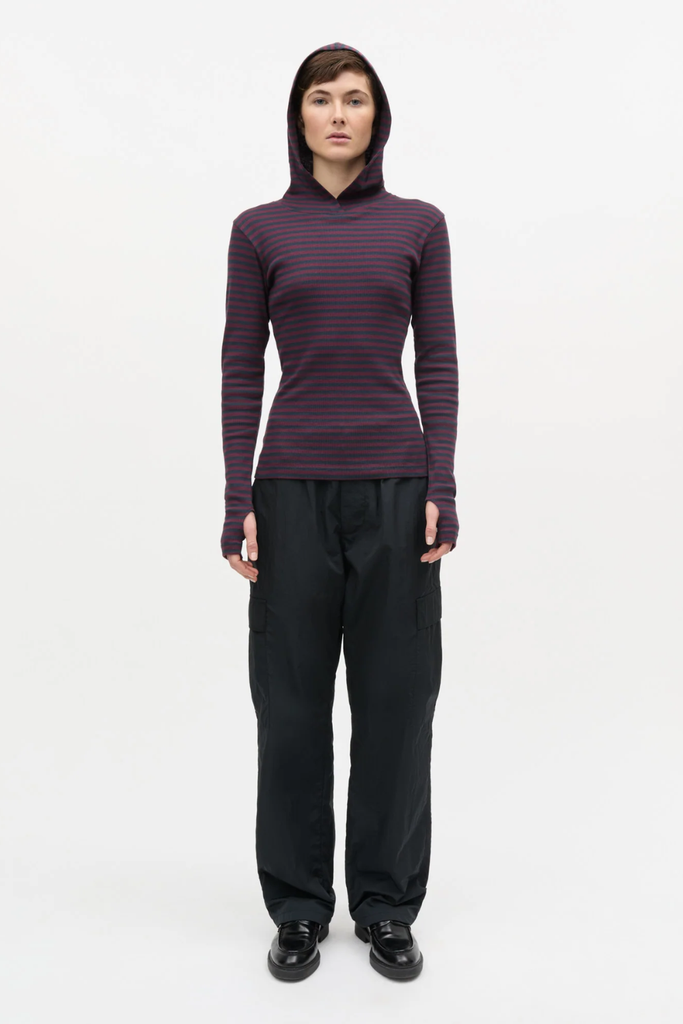 2x2 Cotton Stripe Tutti Hood - Sky Captain - Mads Nørgaard