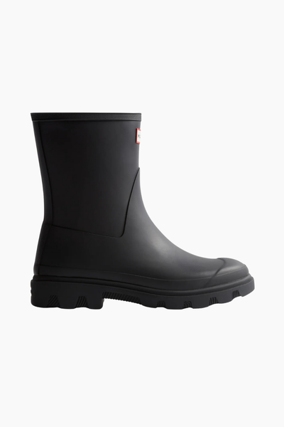 Unisex Downpour Short Boot - Black - Hunter