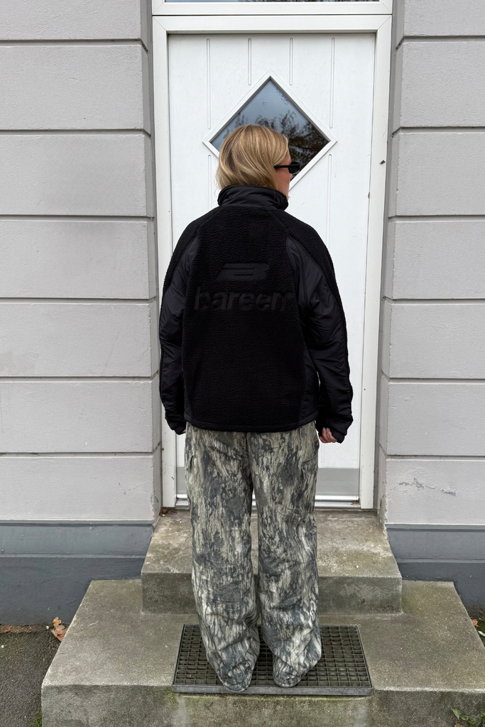 AW26 Fleece Jacket - Black - Bareen