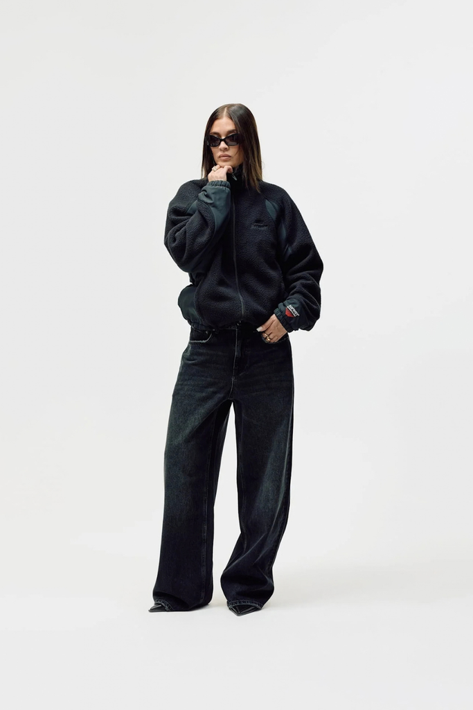 AW26 Fleece Jacket - Black - Bareen