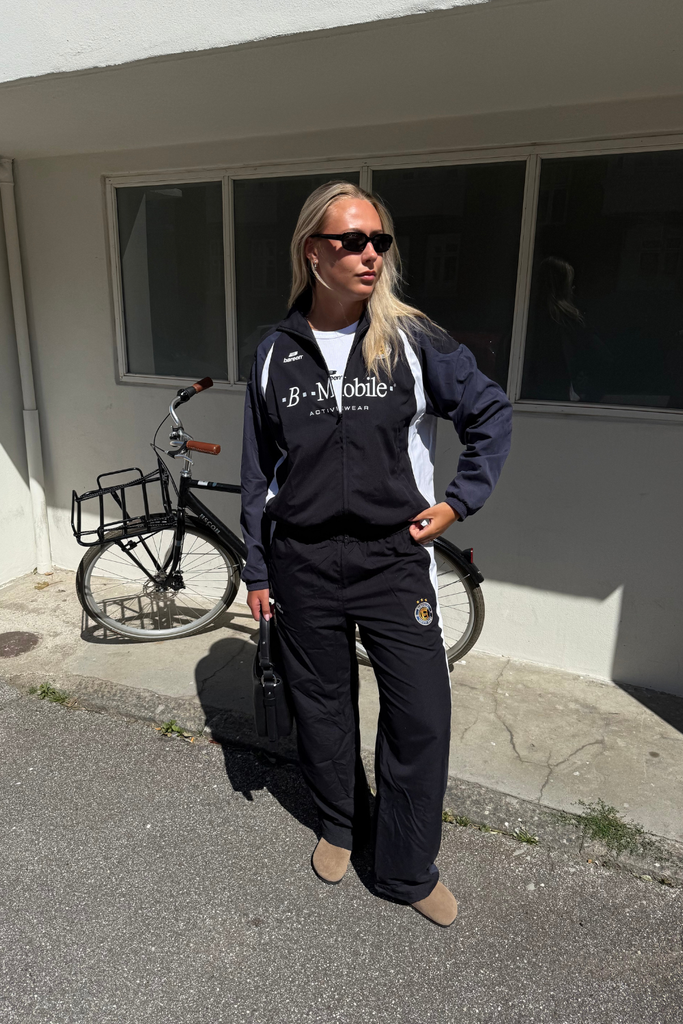 AW26 Football Track Jacket - Black - bareen