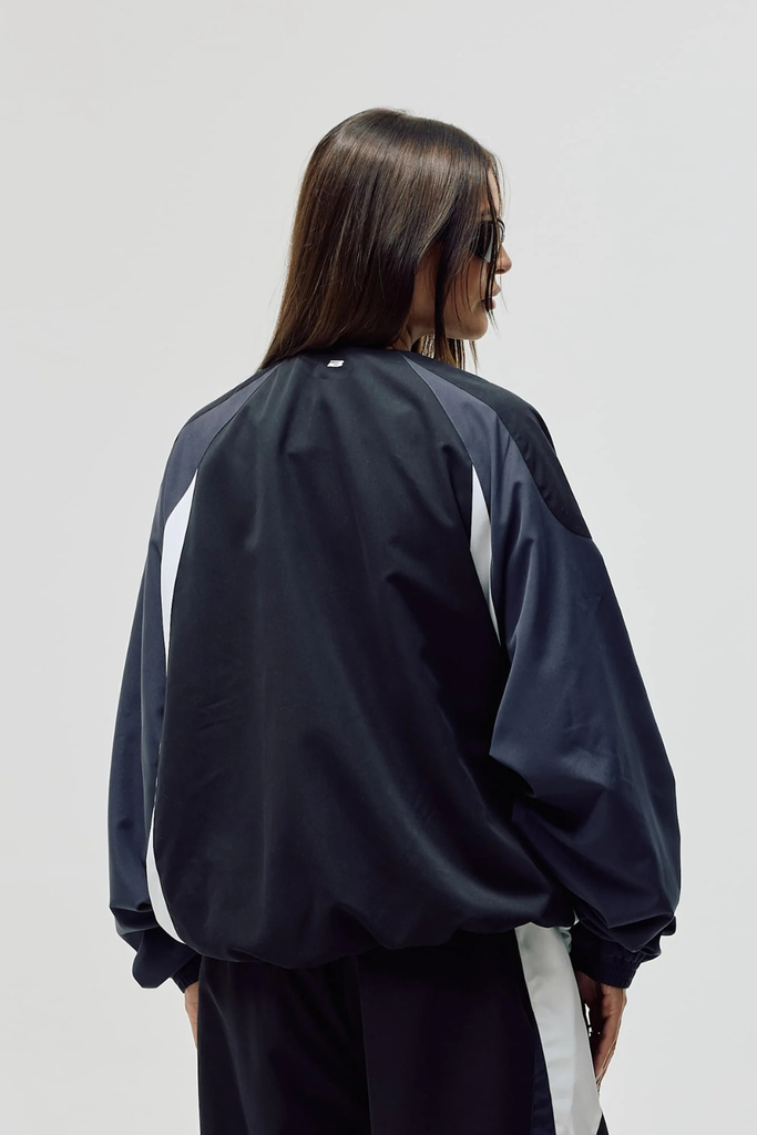AW26 Football Track Jacket - Black - bareen