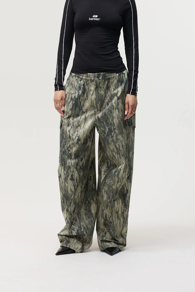 AW26 Loose Fit Cargo Pants - Camo - Bareen