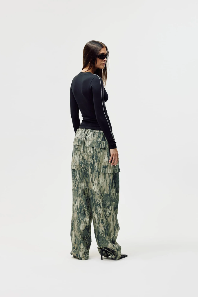 AW26 Loose Fit Cargo Pants - Camo - Bareen