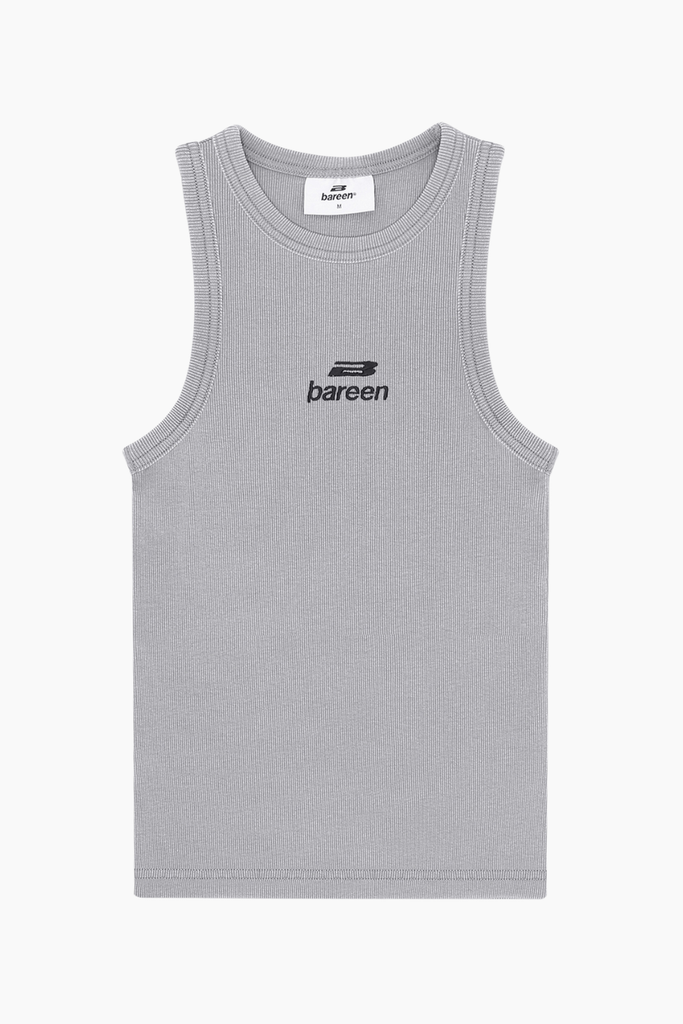 AW26 Women´s Logo Tank Top - Washed Steel Grey - Bareen