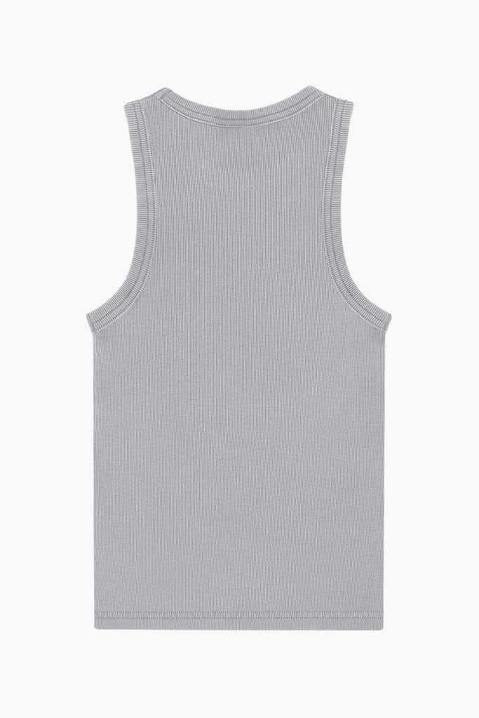 AW26 Women´s Logo Tank Top - Washed Steel Grey - Bareen