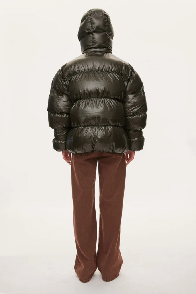 Active Hood Jacket - Dark Army - Oval Square