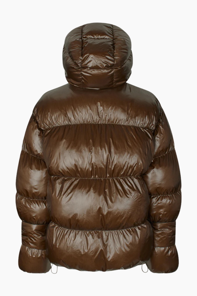 Active Hood Jacket - Dark Oak - Oval Square