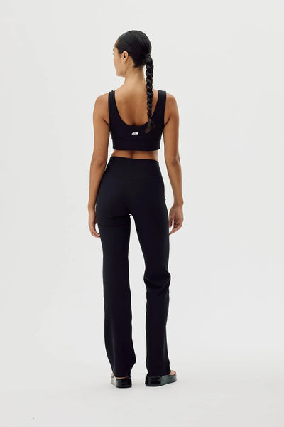 Active V-Neck Bra - Black Onyx - bareen