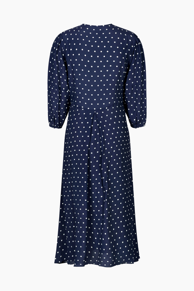 Adya Dress - Blue Margot Dot - Baum und Pferdgarten