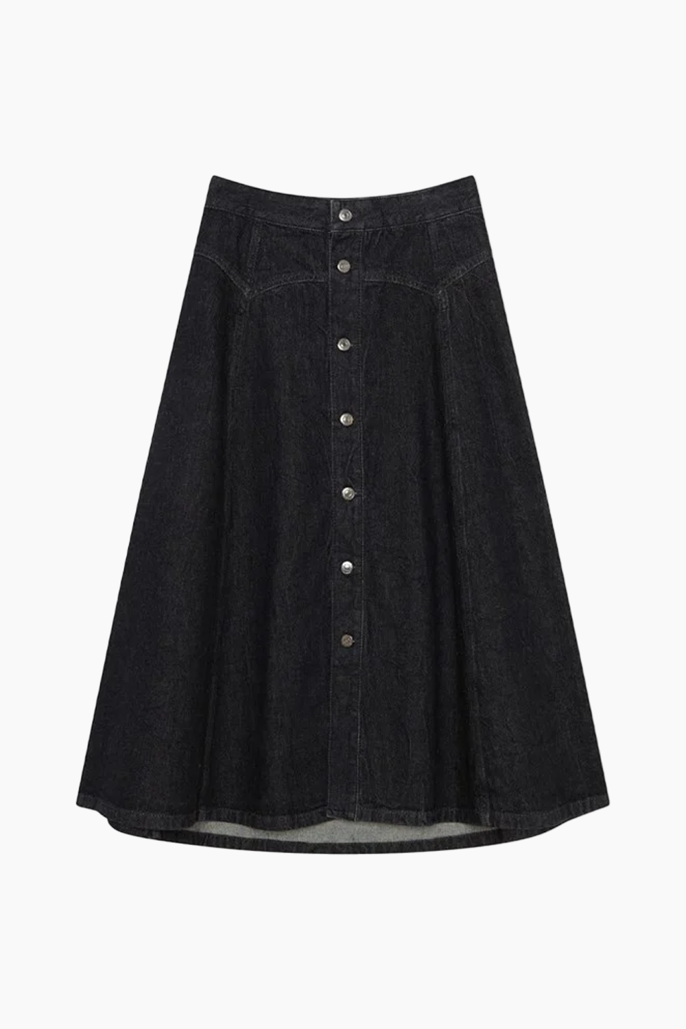 Agatha Denim Skirt - Black Wash - Wood Wood