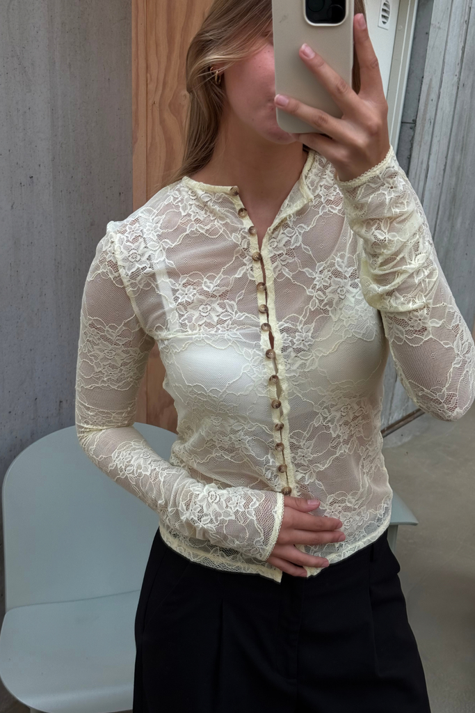 Aida Cardigan - Butter - Silfen Studio