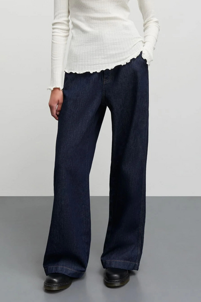 Air Denim Sotem Pants - Dark Blue Denim - Mads Nørgaard-1