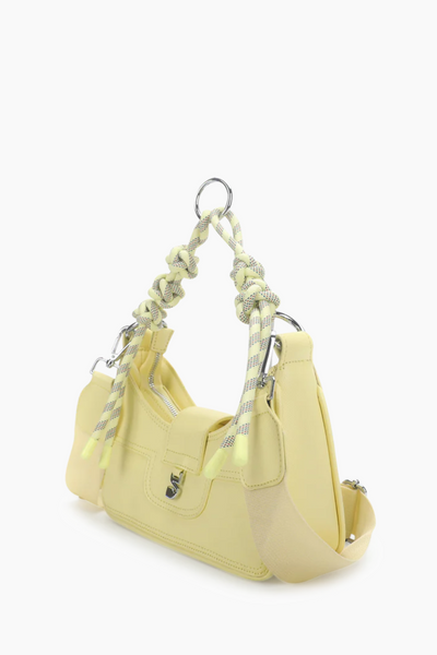 Alba Cord Shoulder Bag - Crayoia Yellow - Silfen Studio