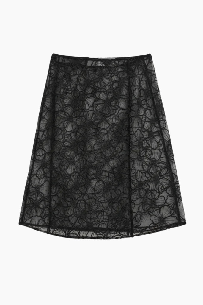 Alba Long Skirt - Black - OpéraSPORT