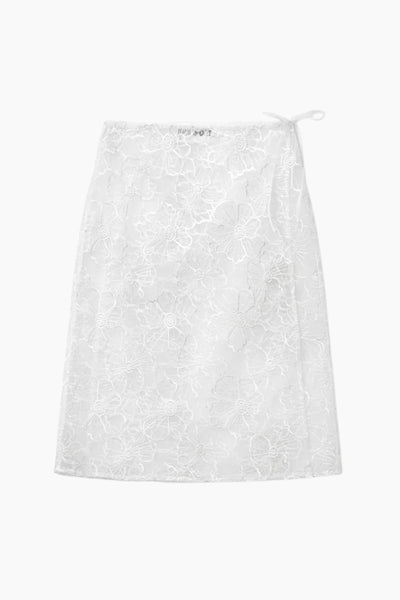 Alba Long Skirt - White - OpéraSPORT