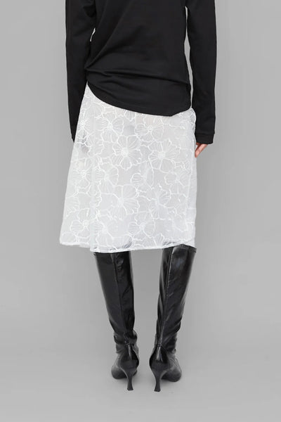 Alba Long Skirt - White - OpéraSPORT