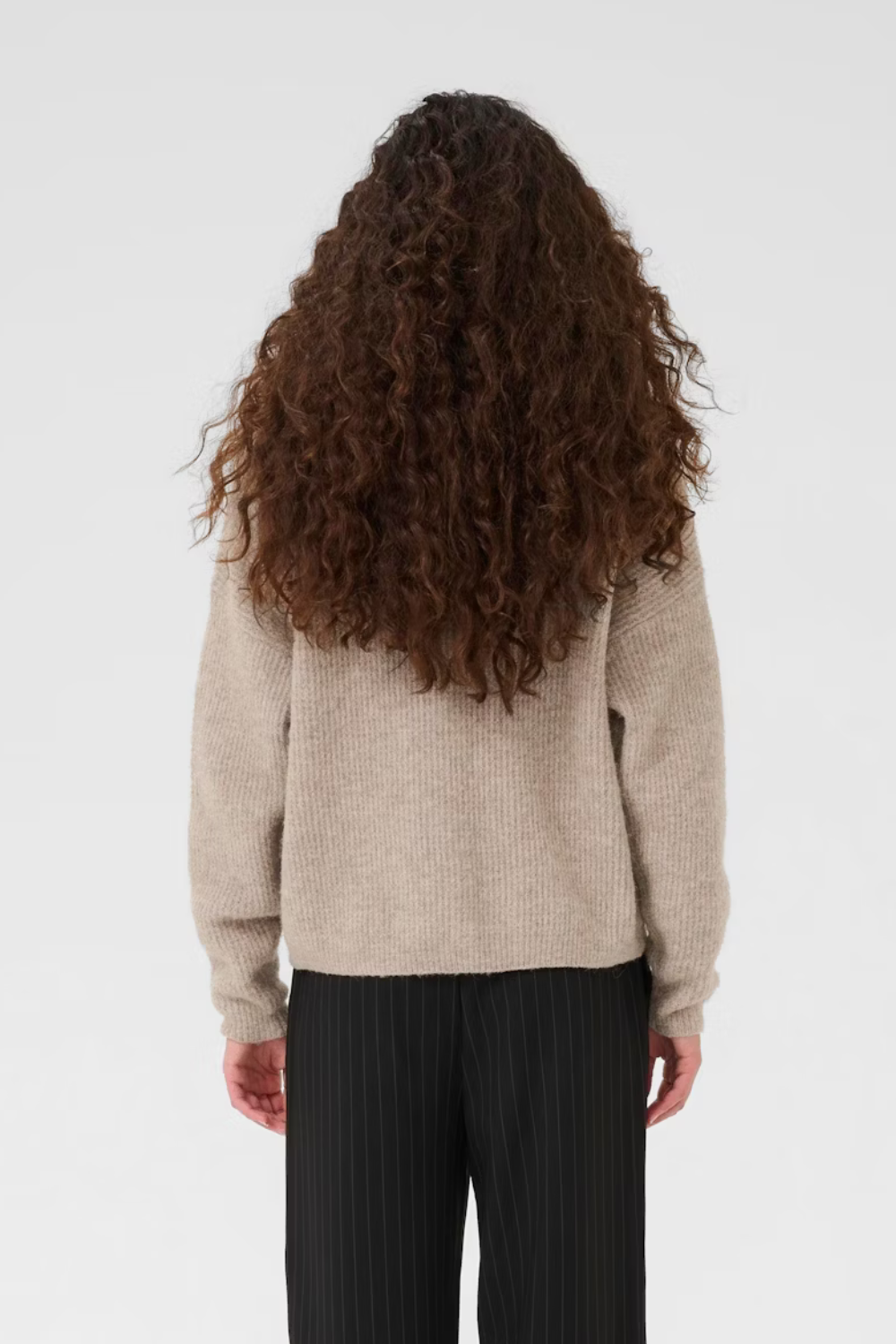 AlphaGZ Short Cardigan - Warm Sand Melange - Gestuz