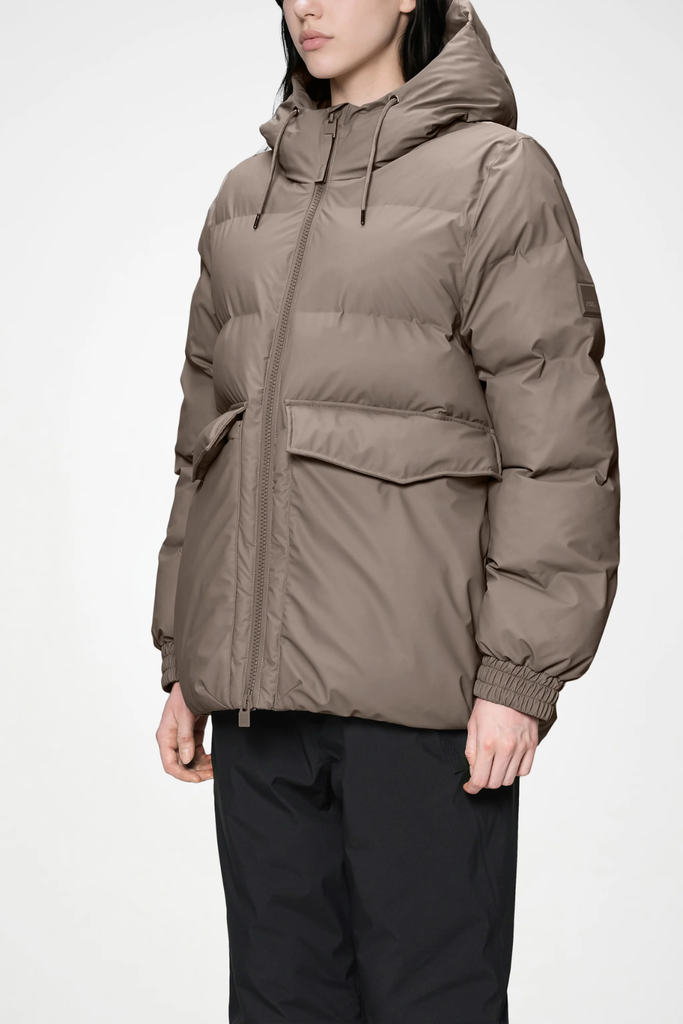 Alta A-Line Puffer W Jacket W3T3 - Cinder - Rains
