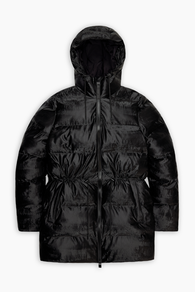 Alta Long Puffer String W Jacket W3T4 - Coal - Rains