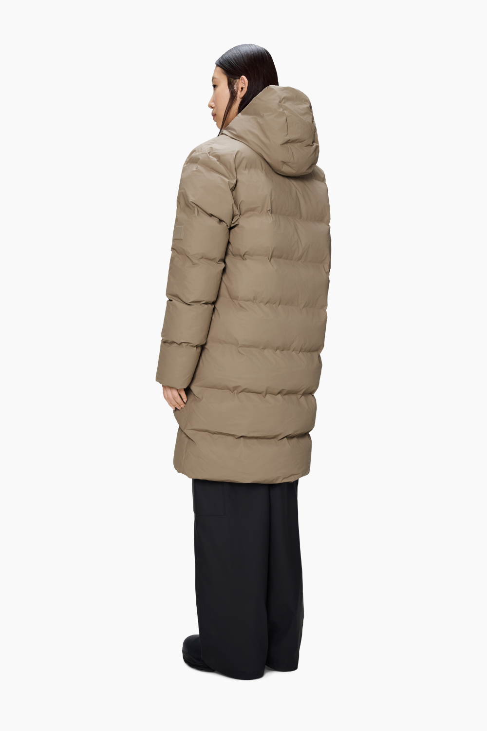 Alta Longer Puffer Jacket W3T4 - Beige - Rains