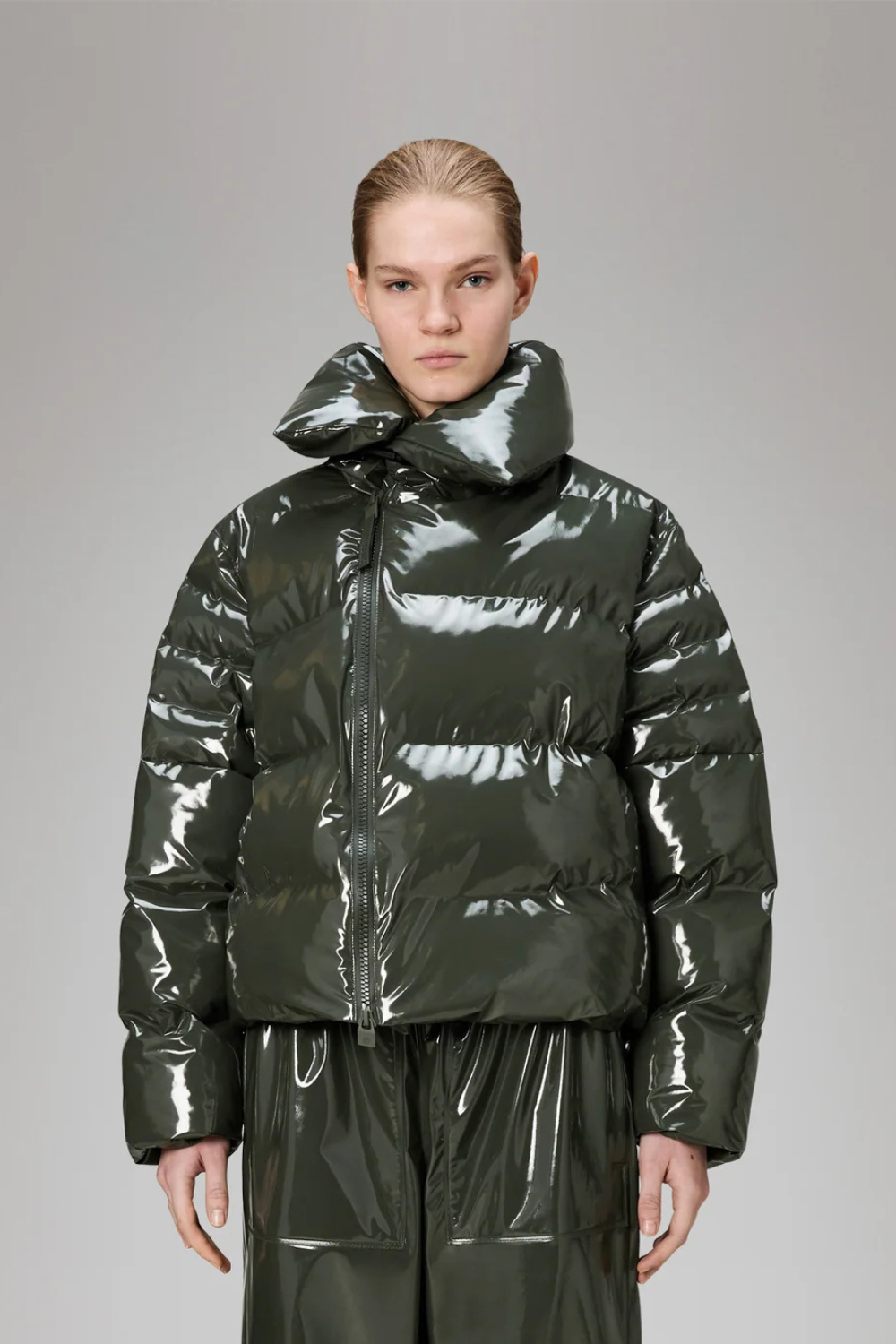 Alta Vision Short Puffer Jacket W3T3 - Swamp - Rains