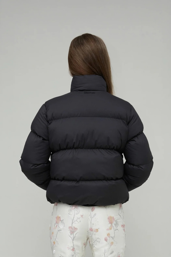 Ambra Short Puffer Jacket - Black - OpéraSPORT