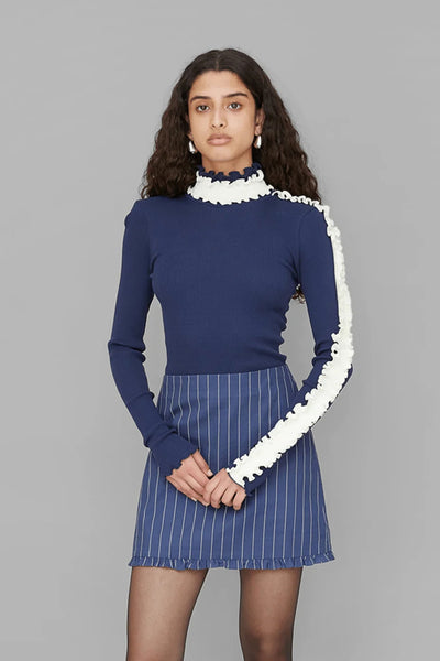 Amélie Seamless Top - Navy - OpéraSPORT