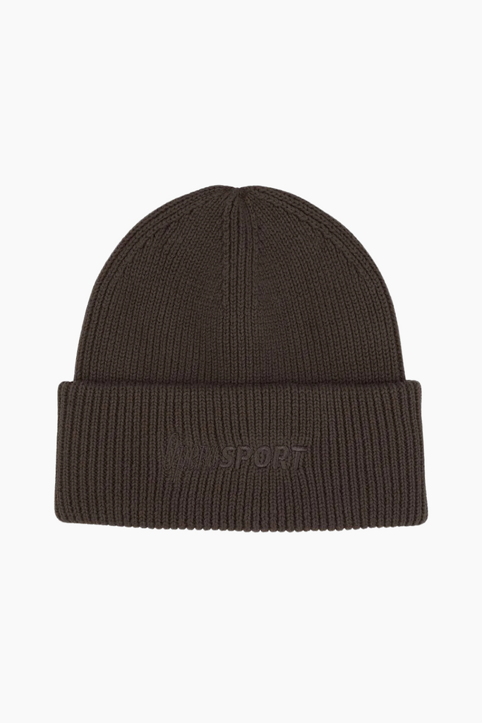 Andrè Unisex Beanie - Dark Brown - OpéraSPORT