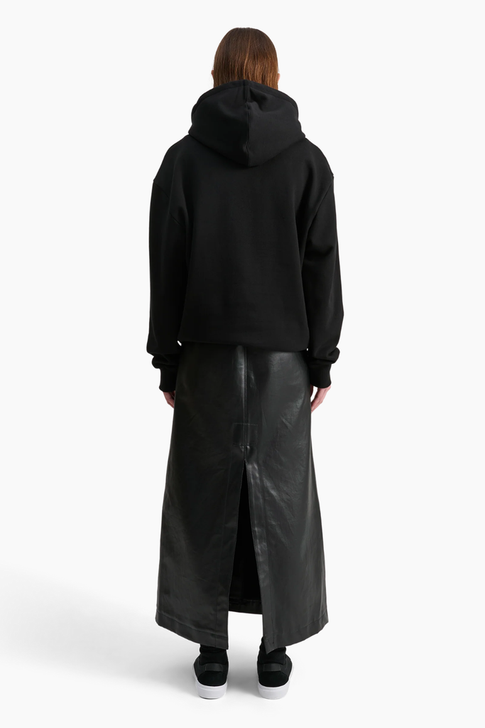 Aori Hoodie w/Logo - Solid Black - ALIS
