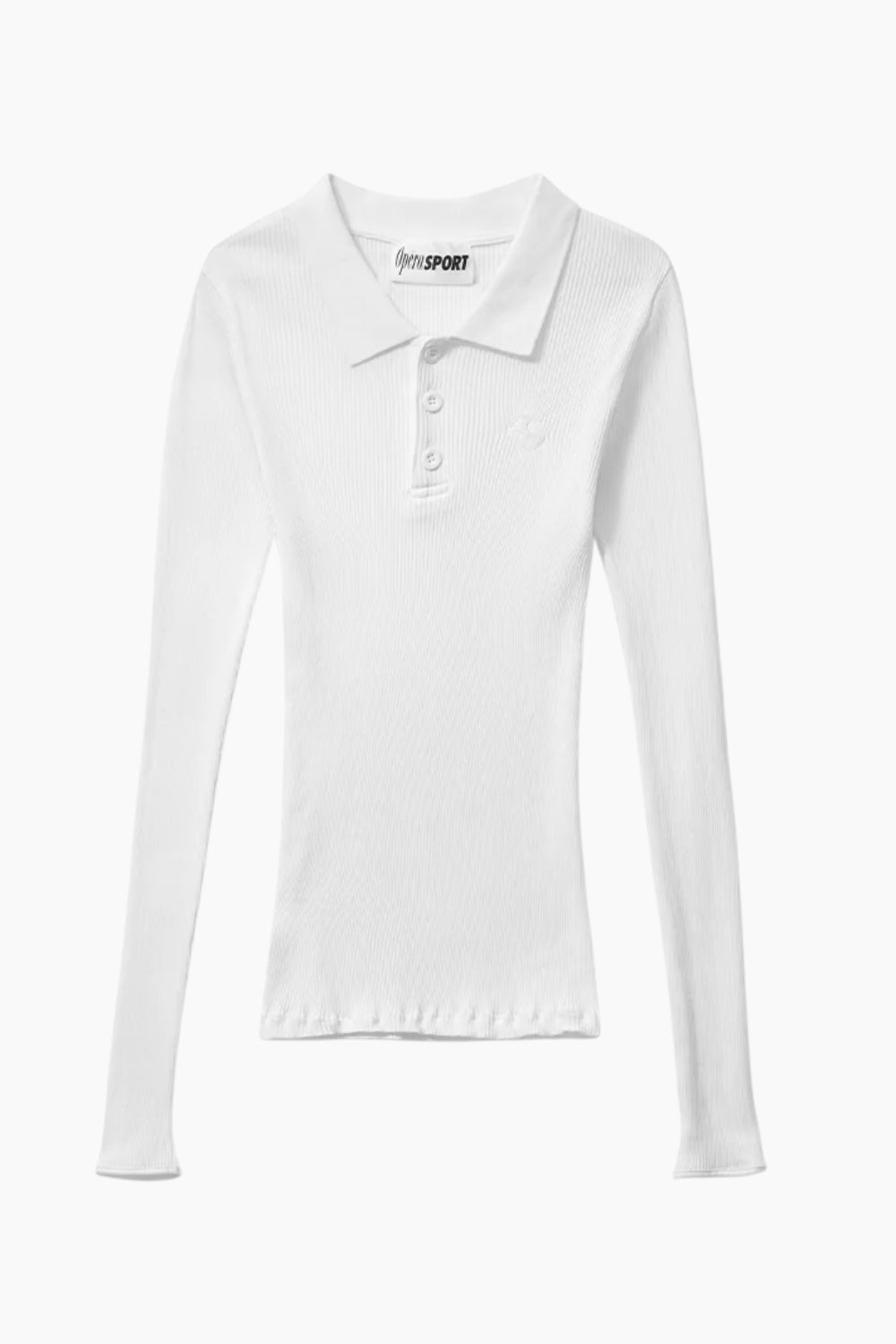 Aria Seamless Polo - White - OpéraSPORT